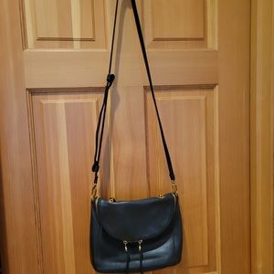 HOBO International Crossbody black pebble leather, nearly new
